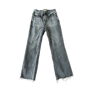 Gianni Bini Black High Waist Straight Jean Ladies